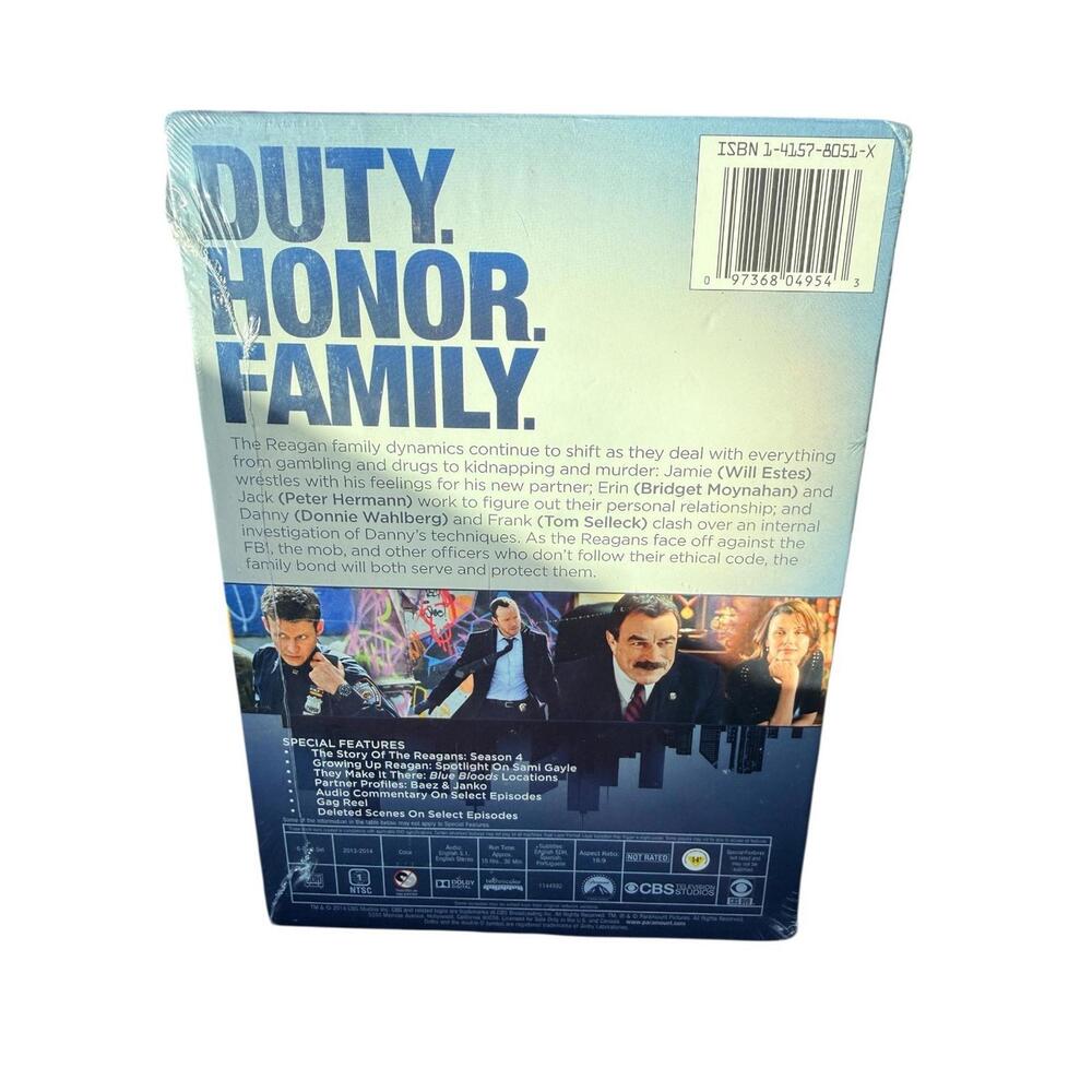 Blue Bloods: The Fourth Season DVD Brand New Sealed - Picture 2 of 2